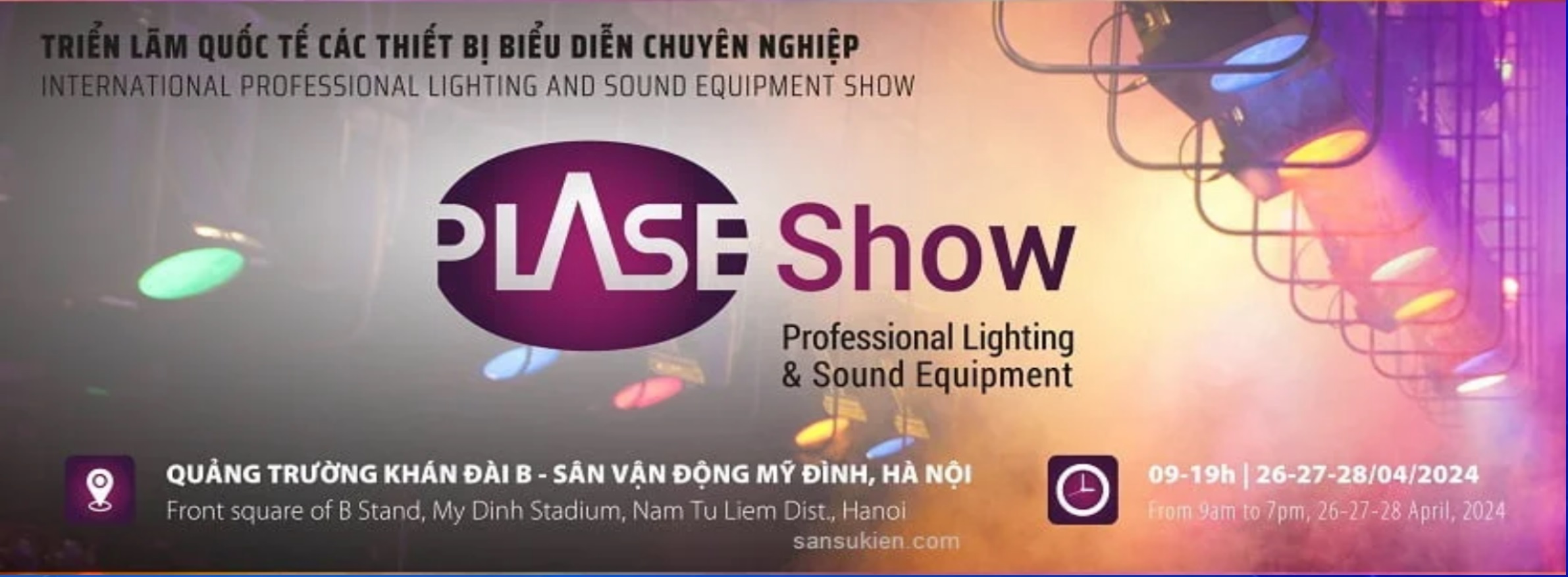 Triển lãm Quốc tế Thiết Bị Biểu Diễn Chuyên Nghiệp